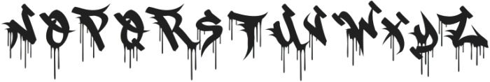 Wicked Paint otf (400) Font UPPERCASE
