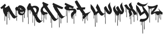 Wicked Paint otf (400) Font LOWERCASE