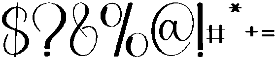 Wicked Regular otf (400) Font OTHER CHARS