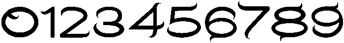 Wicked Regular otf (400) Font OTHER CHARS