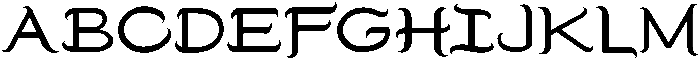 Wicked Regular otf (400) Font UPPERCASE
