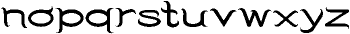 Wicked Regular otf (400) Font LOWERCASE