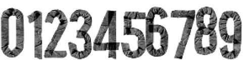 Wicked Tape Regular otf (400) Font OTHER CHARS