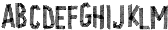 Wicked Tape Regular otf (400) Font UPPERCASE
