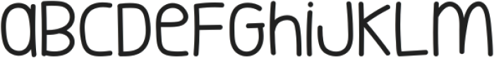 Wide Hope otf (400) Font LOWERCASE