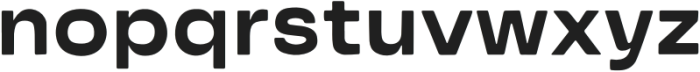 Wide Road Regular otf (400) Font LOWERCASE
