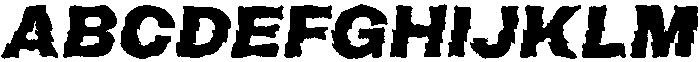 WideTread Regular otf (400) Font UPPERCASE