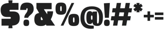 Widebly Bold otf (700) Font OTHER CHARS