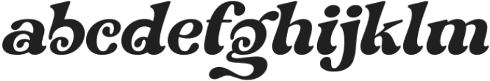 Wifelove Italic otf (400) Font LOWERCASE