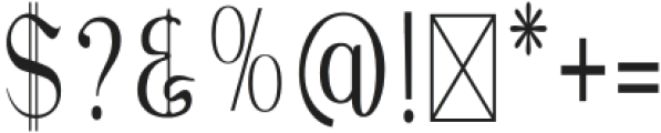 Wigata Krama Regular otf (400) Font OTHER CHARS