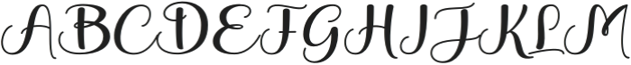 Wigella Regular otf (400) Font UPPERCASE