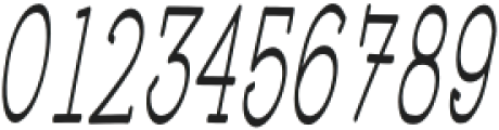 WigendaTypewrite Condensed Italic otf (400) Font OTHER CHARS