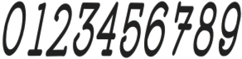 WigendaTypewrite SemiBold Condensed Italic otf (600) Font OTHER CHARS