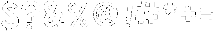 Wiggleframe Medium otf (500) Font OTHER CHARS