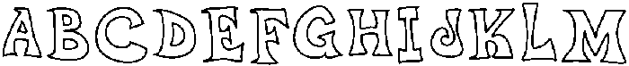 Wiggly Whimsy Medium otf (500) Font UPPERCASE