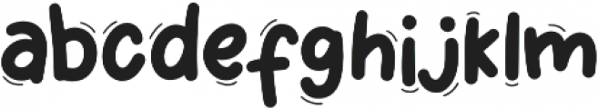 Wigglye otf (400) Font LOWERCASE