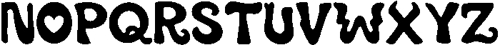 Wigly Love otf (400) Font UPPERCASE