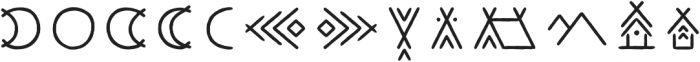 Wigwam Font Symbols otf (400) Font UPPERCASE