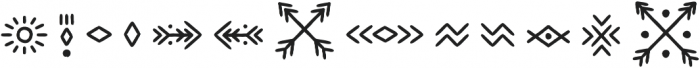 Wigwam Font Symbols otf (400) Font LOWERCASE