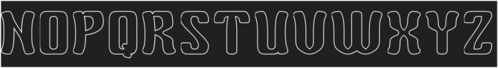 Wild Cat-Hollow-Inverse otf (400) Font UPPERCASE
