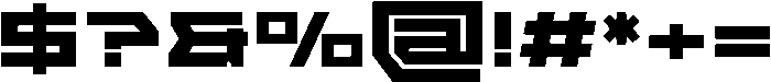 Wild Cyber Regular otf (400) Font OTHER CHARS
