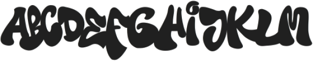 Wild Gang Graffiti otf (400) Font UPPERCASE
