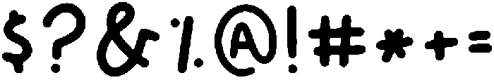 Wild Moon Regular otf (400) Font OTHER CHARS