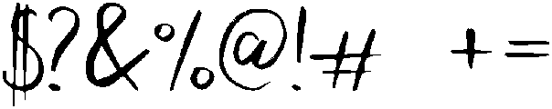 Wild Nature otf (400) Font OTHER CHARS