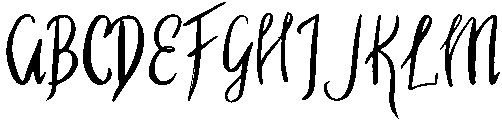Wild Nature otf (400) Font UPPERCASE