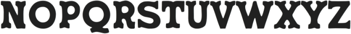 Wild Ranch Regular otf (400) Font UPPERCASE
