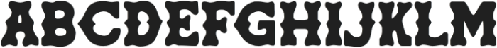 Wild Ranch Spur Inked otf (400) Font UPPERCASE