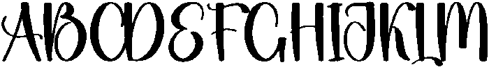 Wild Regular otf (400) Font UPPERCASE