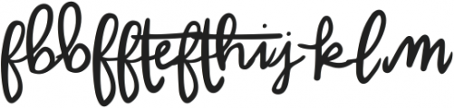 Wild Winter Alternate ttf (400) Font LOWERCASE