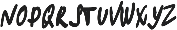 Wild marker Regular otf (400) Font UPPERCASE