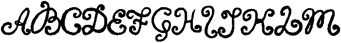 WildFlora Regular otf (400) Font UPPERCASE