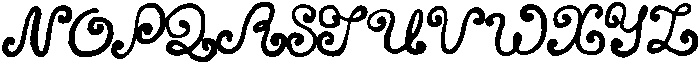WildFlora Regular otf (400) Font UPPERCASE