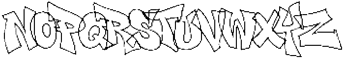 WildStreet-Line Regular otf (400) Font LOWERCASE