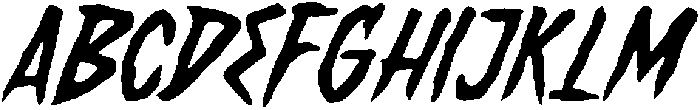 WildThunder-Regular otf (400) Font UPPERCASE