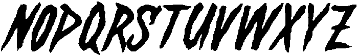 WildThunder-Regular otf (400) Font UPPERCASE