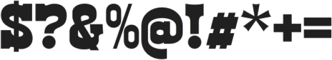 WildWest Black otf (900) Font OTHER CHARS