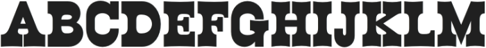 WildWest Black otf (900) Font UPPERCASE