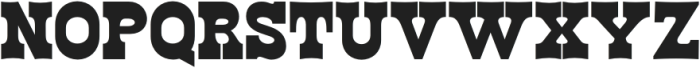 WildWest Black otf (900) Font UPPERCASE