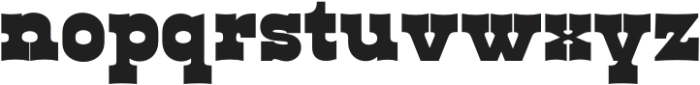WildWest Black otf (900) Font LOWERCASE