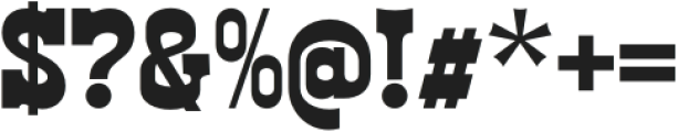 WildWest Bold otf (700) Font OTHER CHARS