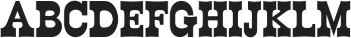 WildWest Bold otf (700) Font UPPERCASE