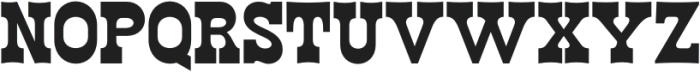 WildWest Bold otf (700) Font UPPERCASE