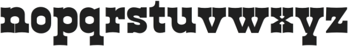 WildWest Bold otf (700) Font LOWERCASE