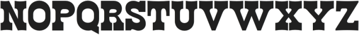 WildWest Extra Bold otf (700) Font UPPERCASE