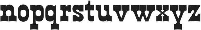 WildWest Medium otf (500) Font LOWERCASE