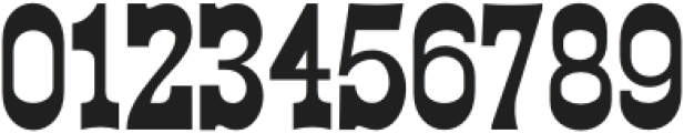 WildWest Regular otf (400) Font OTHER CHARS